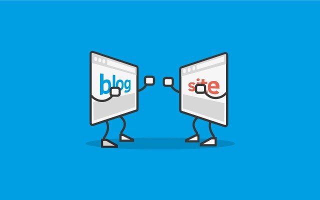 sự khác biệt giữa blog website và trang web 