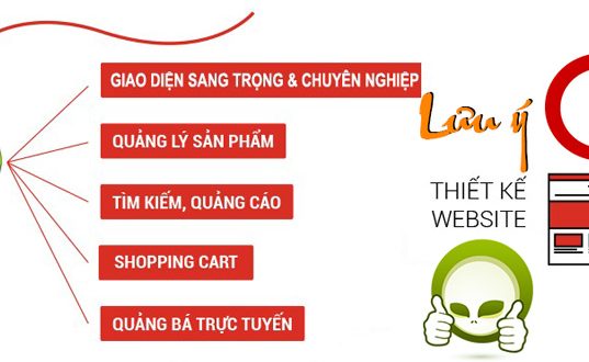 những lưu ý khi thiết kế website